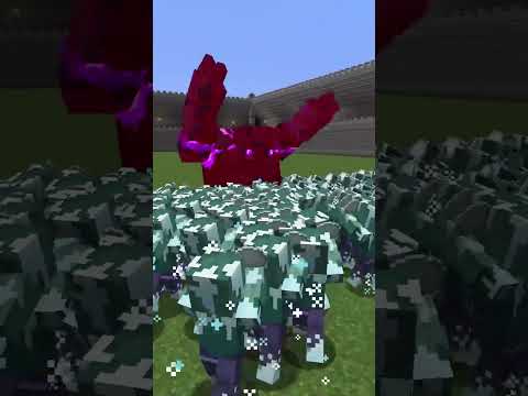 ENDER GOLEM vs FROZEN ZOMBIE ARMY - Minecraft Mob Battle