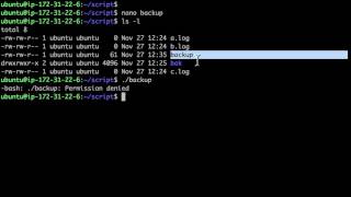 Linux - Shell script 2 : example
