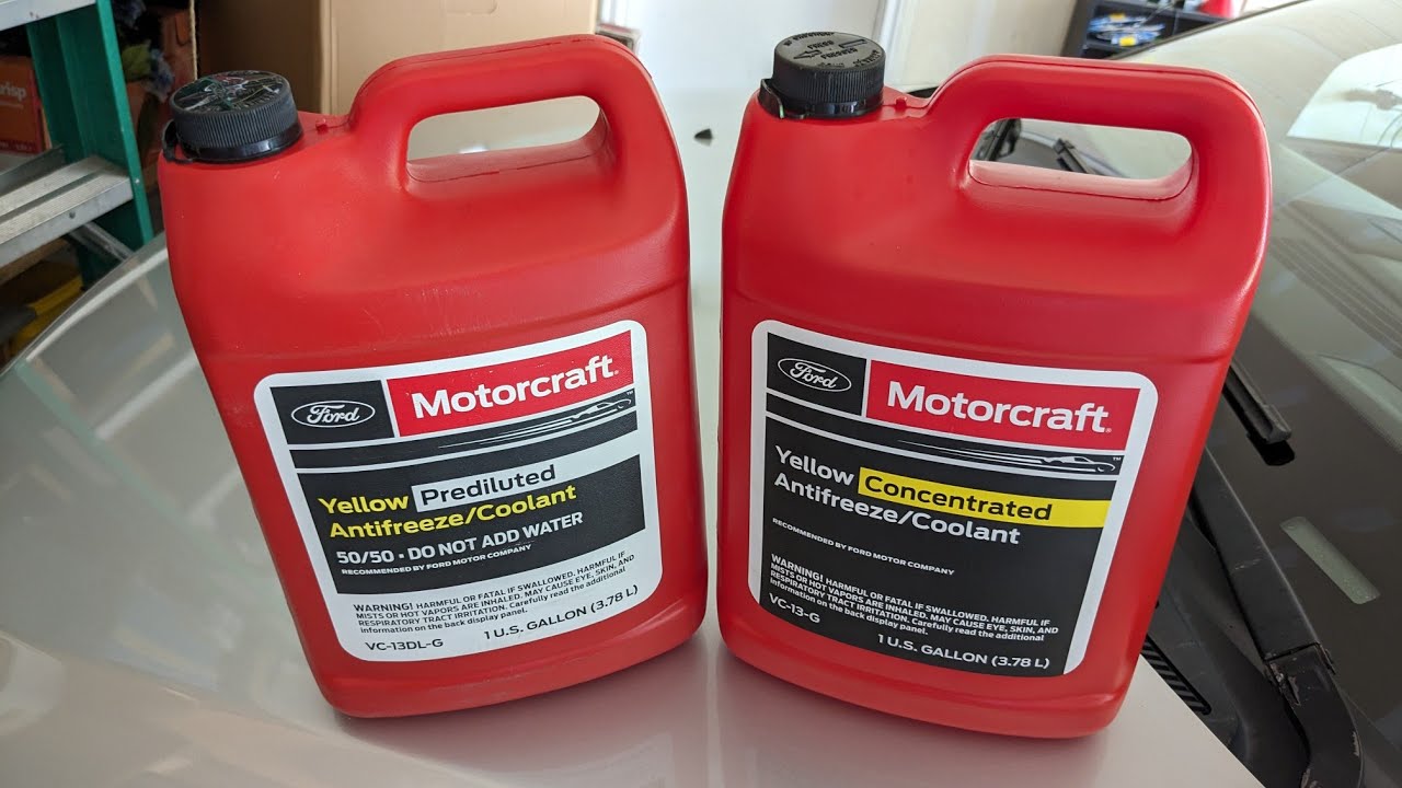 What’s the difference between Prediluted and concentrated antifreeze