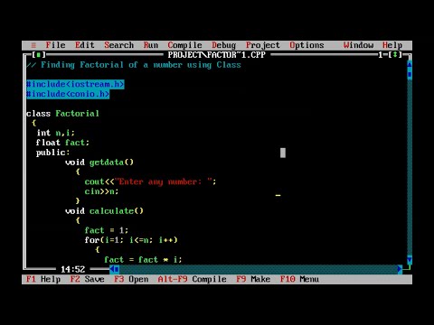 Turbo C++ Perfect Dark Mode
