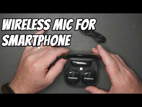 Maono WM620 Wireless Lavalier Microphone for iPhone 15 & Android - Mic  review