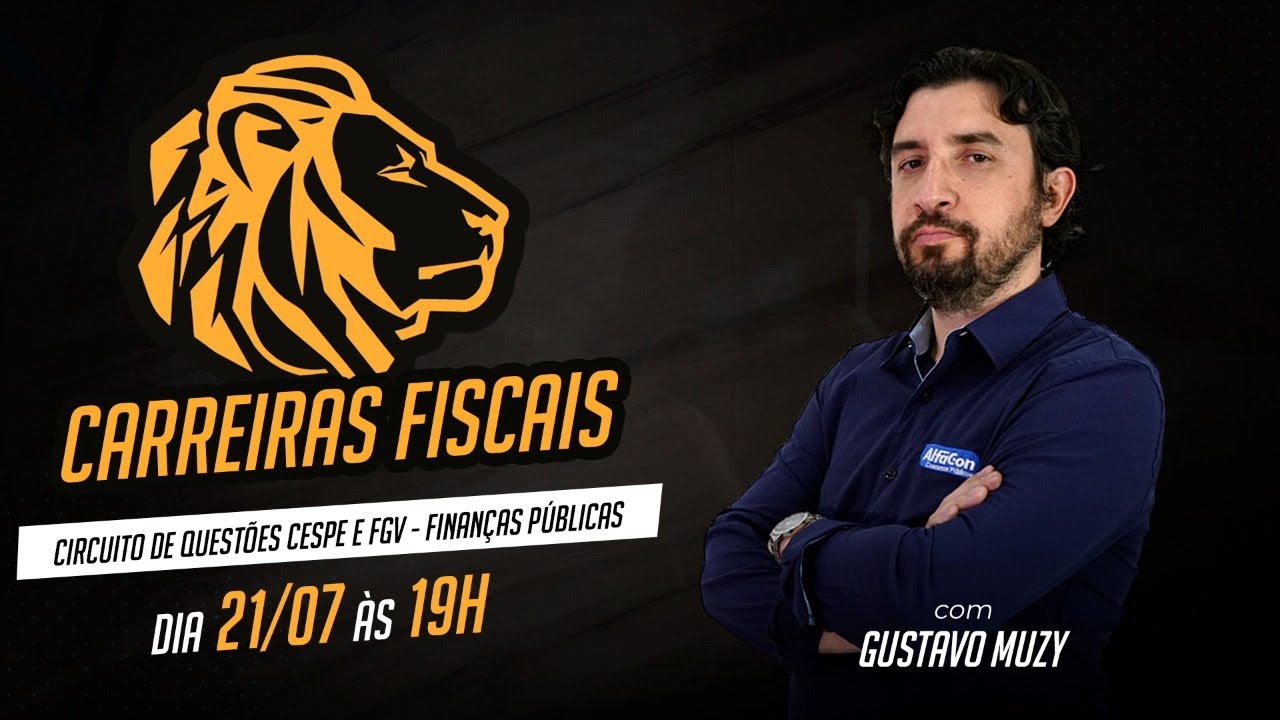 Aula de Finanças Públicas - Circuito de Questões CESPE e FGV - AlfaCon