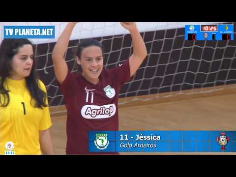 Resumo Futsal Feminino: ARNEIROS 1x1 QUINTA dos LOMBOS - Taça de Honra AFL - 2019/20
