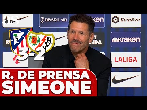 SIMEONE, FULL PRESS CONFERENCE after ATLÉTICO DE MADRID 3-RAYO VALLECANO 2 | LaLiga