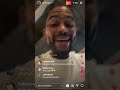Dave East Gives Fan Life advice on IG live