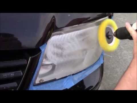 Headlight restoration with Meguiars heavy duty kit