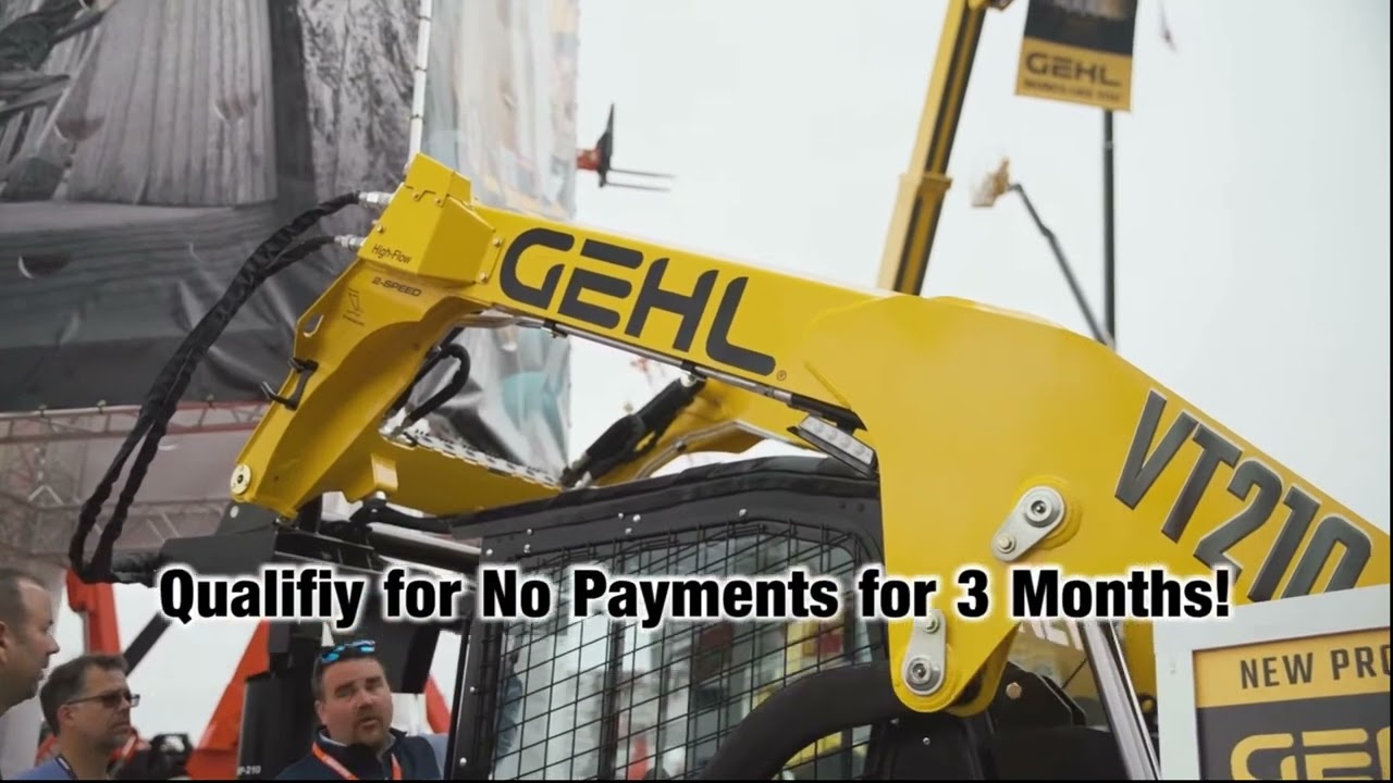 Special Financing and Cash Back on Gehl Skids