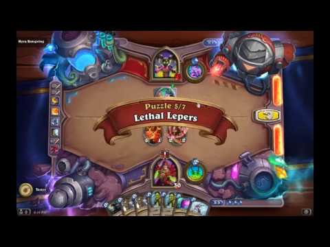 Solution Puzzle Lab Lethal: Lethal Lepers - Myra Rotspring (5/7), Hearthstone Boomsday