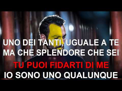 Marco Mengoni - Esseri Umani - Karaoke con testo