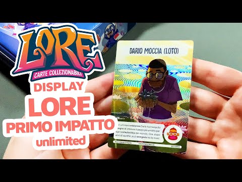 PRIMO IMPATTO - LORE! 💣 Apro un BOX DISPLAY da 20 bustine Unlimited di DARIO MOCCIA [4K] *ASMR*