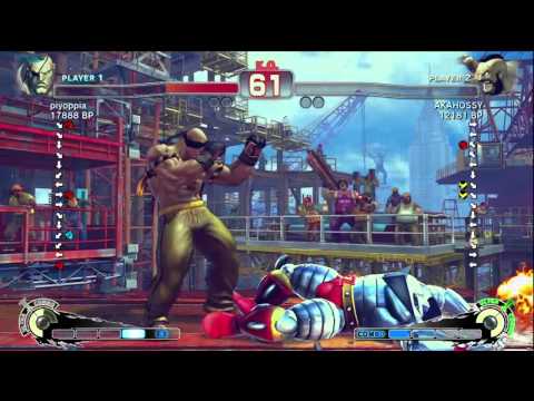 AFG [Sagat] vs AKAHOSSY [Zangief] SSF4 Japanese Online Ranked Matches - TRUE-HD