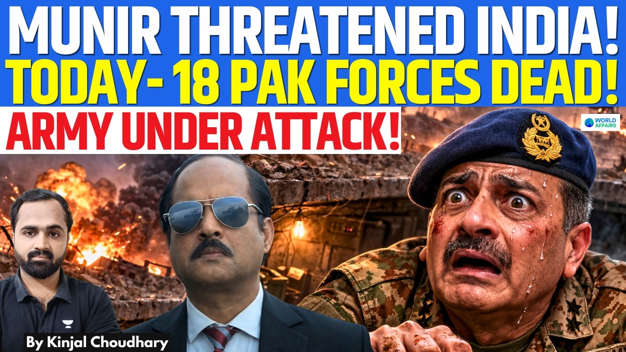 Massive TTP Attack - 18 Pak Soldiers Dead! Pak Bleeding Heavily After Munir Threatened India! Kinjal