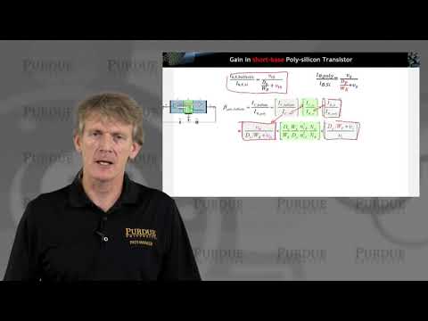 ECE 606 Solid State Devices L25.6: Bipolar Junction Transistor - Short Base Transport
