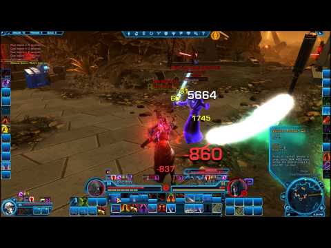 SWTOR Sith Juggernaut (Level 55) vs (Level 55) Sith Sorcerer Dueling