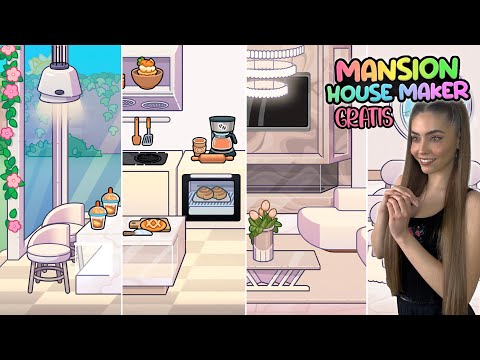 LA MANSIÓN GRATIS MÁS AESTHETIC SIENDO POBRE EN AVATAR WORLD 🏡 | Mansion House Maker Free Idea ✨