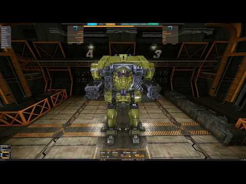 MechWarrior Online for recruits - Dire Wolf DWF 6xUAC5 gameplay