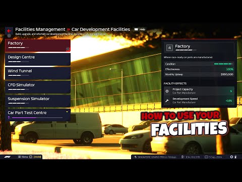 HOW TO MANAGE FACILITIES - F1 MANAGER 22
