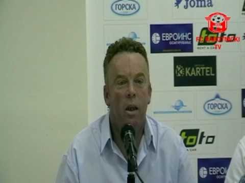 FC Rabotnicki - FC Lusitanos 5:0 (Press conference)
