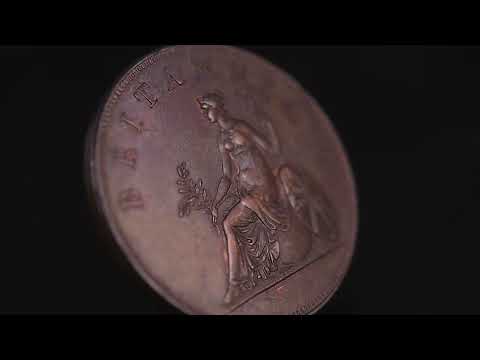 Îles Ioniennes, 2 Oboli, 1819, Londres, Cuivre, SUP, KM:33