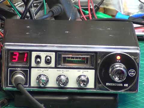 Maxcom 6E  UK FM (CB27/81) CB Radio (Mobile) - On The Air Test