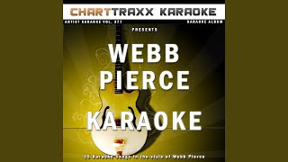 Back Street Affair (Karaoke Version In the Style of Webb Pierce)