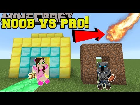 Minecraft: NOOB VS PRO!!! - NATURAL DISASTER SURVIVAL! - Mini-Game