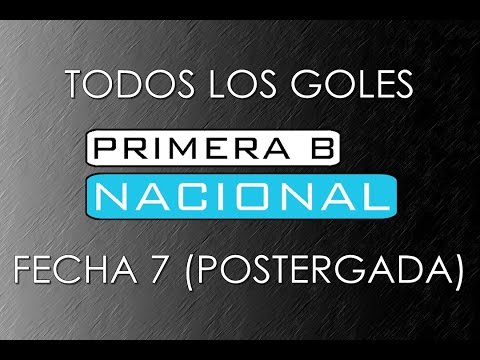 TODOS LOS GOLES: B Nacional 2016/17 - Fecha 7 [Postergada]