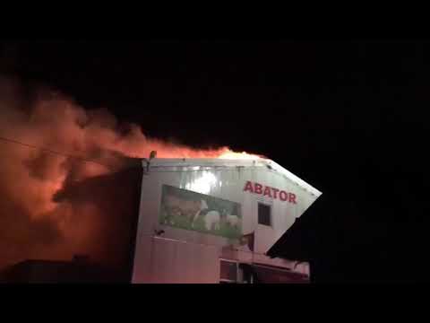 Incendiu abator Targsoru Vechi