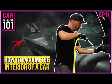 Detallado 101 — cómo aspirar el interior