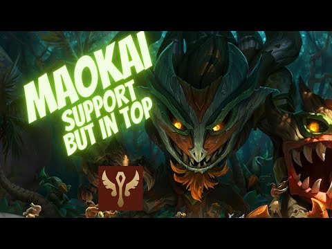 Maokai support ... but in top | League of legends