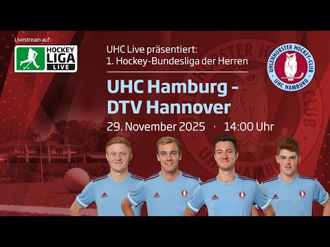 UHC Live - UHC vs. DTV - 1. Herren Hallenhockey Bundesliga - 29.11.2025 - 14.00 h