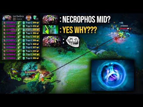 This Explains Why You Shouldn't Pick Necrophos Against Pudge Mid | Pudge Official