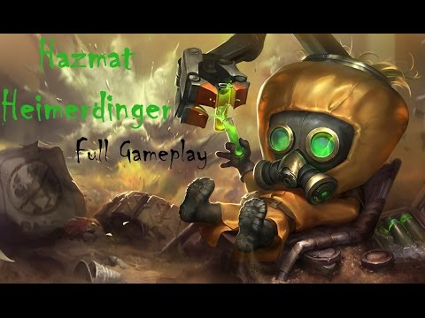 Hazmat Heimerdinger Full Gameplay - League of Legends