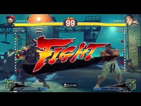 Daigo Umehara [Ryu] vs Tokido [Gouki] 1/4 SSF4 Japanese Online Ranked Matches - TRUE-HD