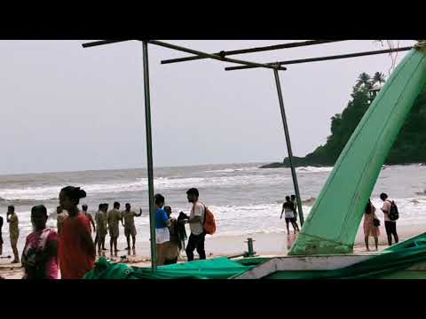 vatsal and Varenya in Bagha beach Goa