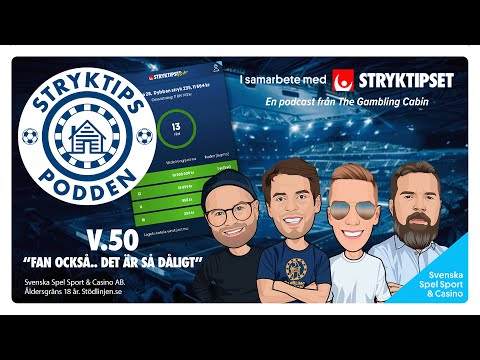 Stryktipspodden v.50 - "Fan också.. det är så dåligt"
