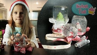 Kula śnieżna DIY - świąteczna dekoracja lub pomysł na prezent