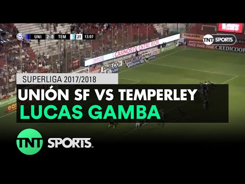 Lucas Gamba (3-0) Unión SF vs Temperley | Fecha 19 - Superliga Argentina 2017/2018