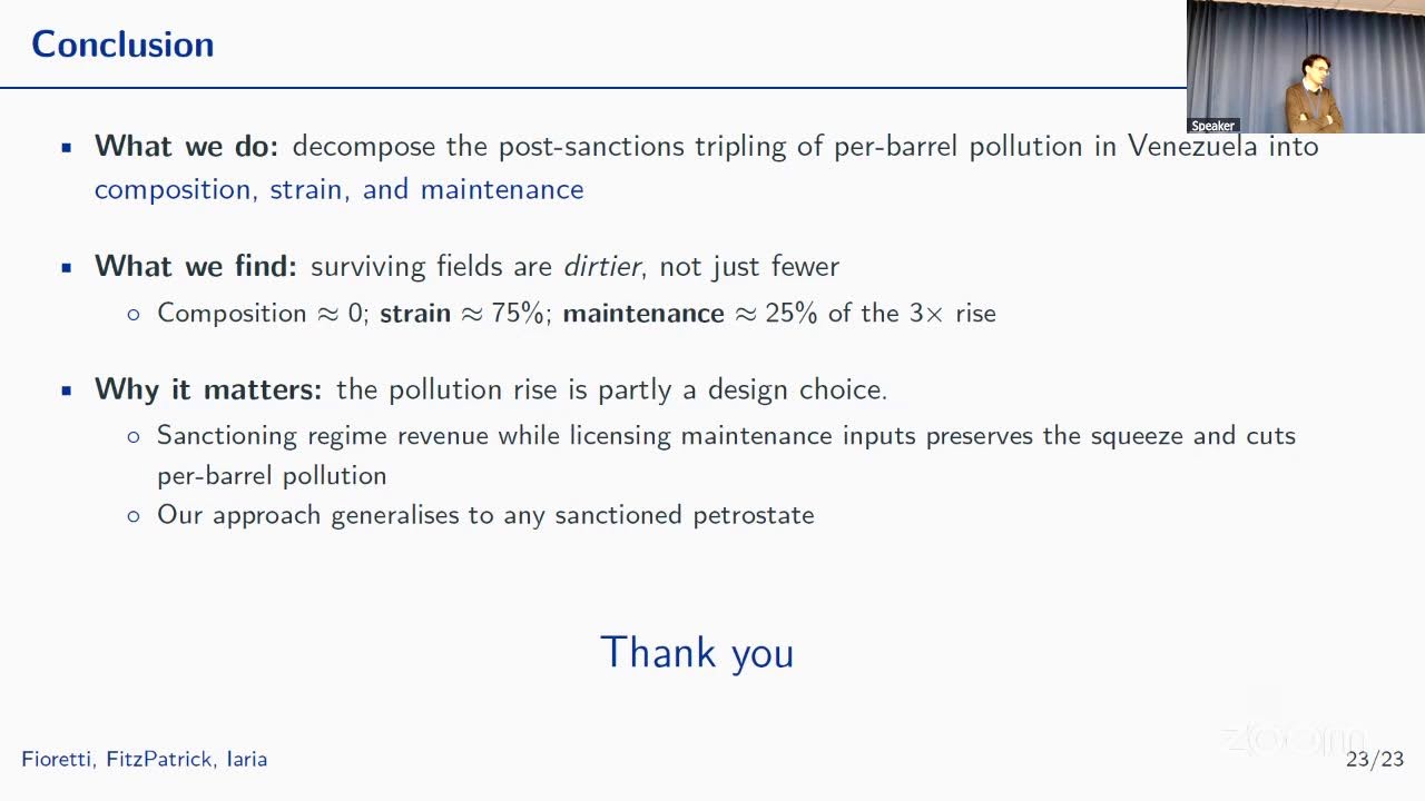 8th Annual NBER Environmental and Energy Policy and the Economy Conference