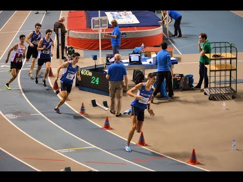 Men's 400m, Heat 3, Indoor Meeting VITA, 22.12.2018, Gent, Belgium