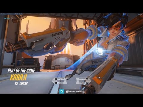 Overwatch This Is How Tracer God Kabaji Plays -POTG-