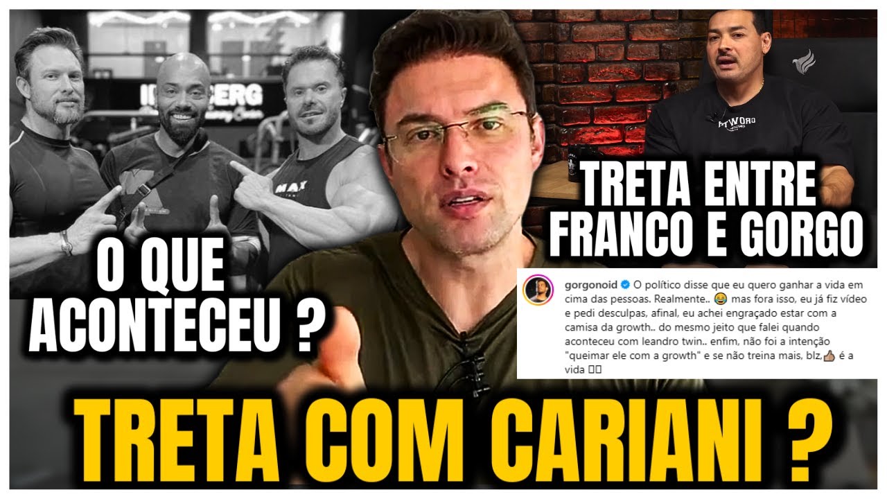 TRETA! MUZY RESPONDE SOBRE CARIANI e TRETA ENTRE FRANCO E GORGO FICA SÉRIA