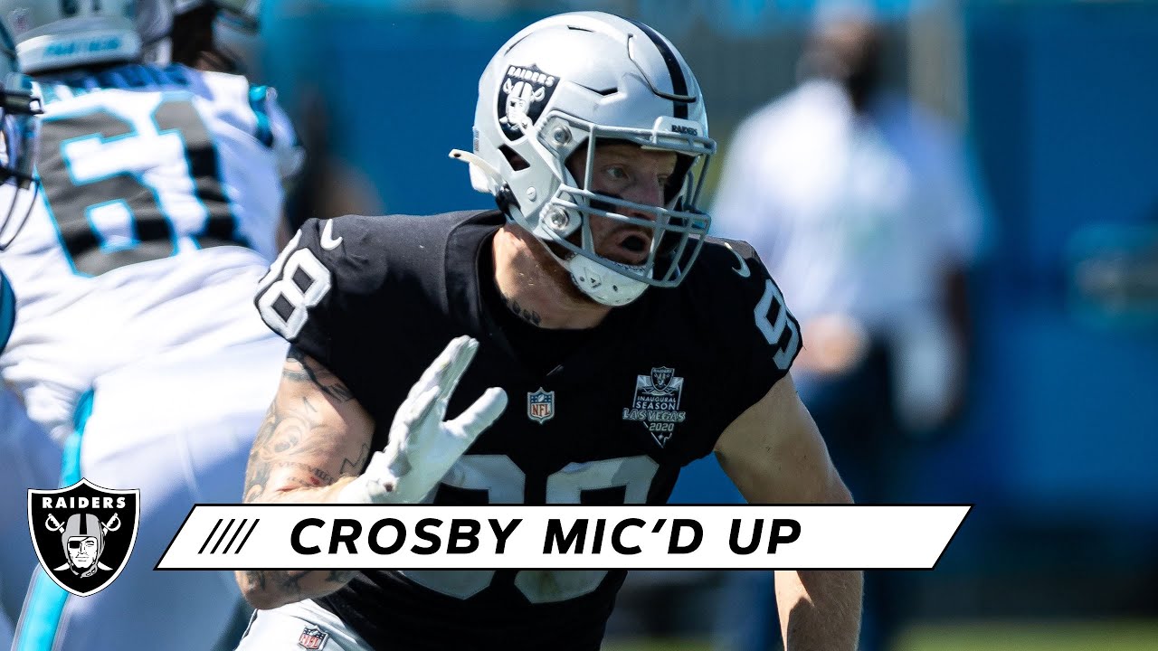 Maxx Crosby Mic'd Up vs. Panthers: 'It's a Beautiful Day To Be Great!' | Las Vegas Raiders