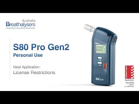 Video: BACtrack S80 Pro Gen2: Personal Breathalyser