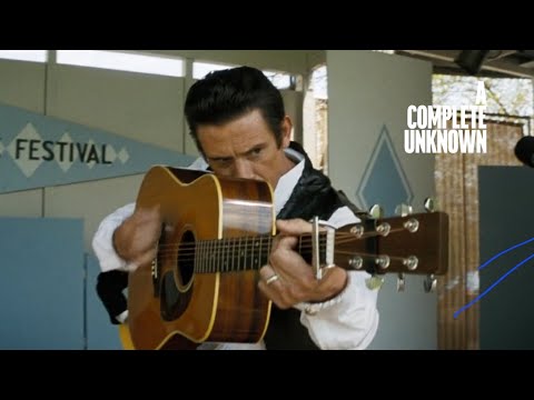 A Complete Unknown (2024) | Jhonny Cash - Big River (Newport Folk Festival)