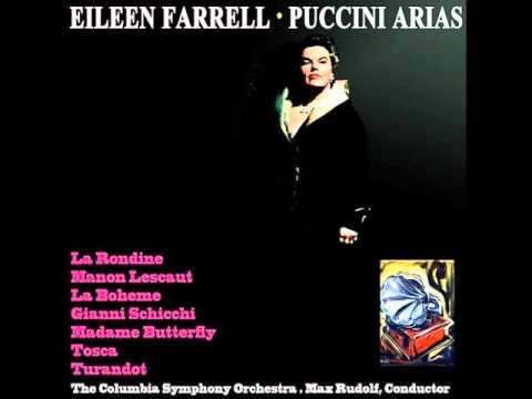 Eileen Farrell. O mio babbino caro. Gianni Schicchi. Giacomo Puccini.