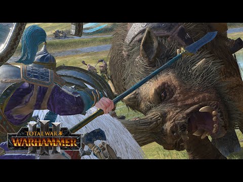 When BIGGEST Is BEST - Ogres vs Kislev // Total War: WARHAMMER 3 Land Battle Multiplayer