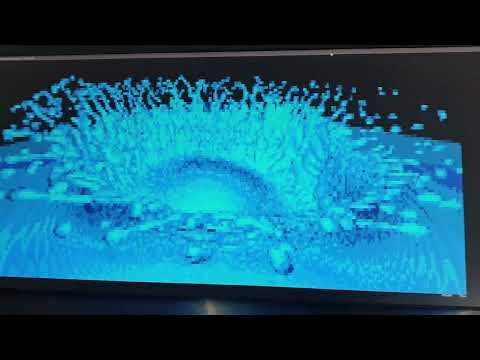 Running FluidX3D on Intel Arc A750 with interactive ASCII graphics over remote SSH