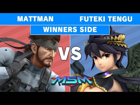 MS 201 - Mattman (Snake) vs Futeki Tengu (Dark Pit) Winners Pools - Smash Ultimate