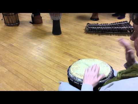 Lamba solo djembe parts